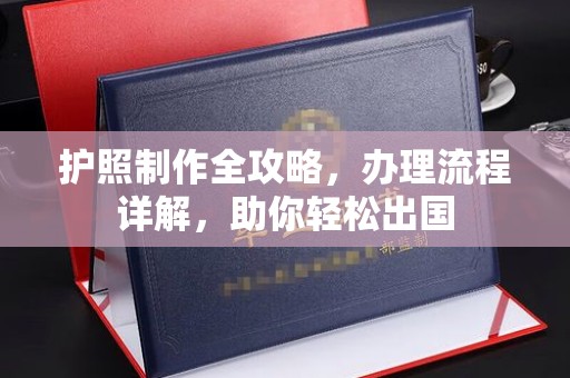汝阳护照制作全攻略，办理流程详解，助你轻松出国